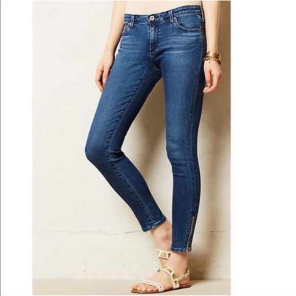 Anthropologie Denim - Anthropologie AG The Zip-Up Legging Ankle Jean